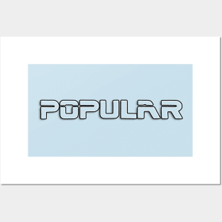 POPULAR - logo Posters and Art